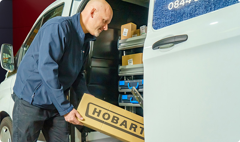 HOBART Parts loaded Van
